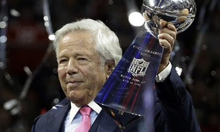 Robert Kraft New England Patriots Owner Charged With Soliciting Prostitution Nfl The Guardian