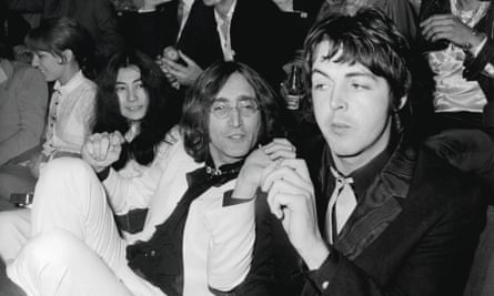 Yoko Ono, John Lennon and Paul McCartney in 1968.