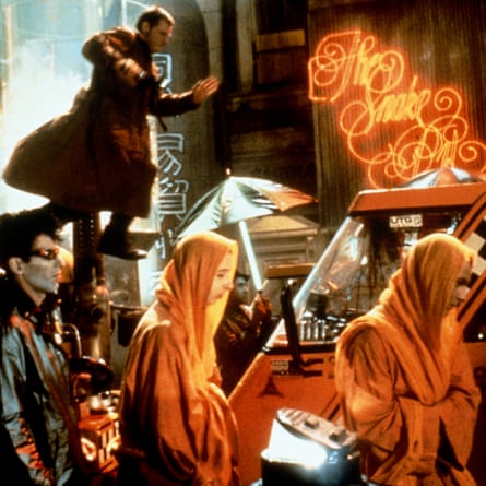 A 1980s view of the future in the original Blade Runner