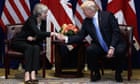 May to hail 'great partnership' with US as Trump visits No 10