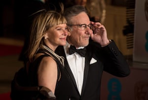 Spies on the prize Steven Spielberg and Kate Capshaw.