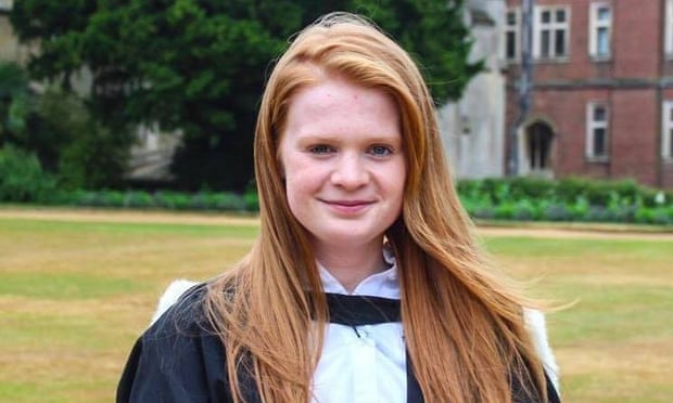 Laura Day, who studied at Cambridge and is now doing a master’s at Durham.