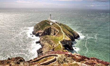 South Stack lighthouse on Holy Island, north Wales