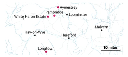 Herefordshire map