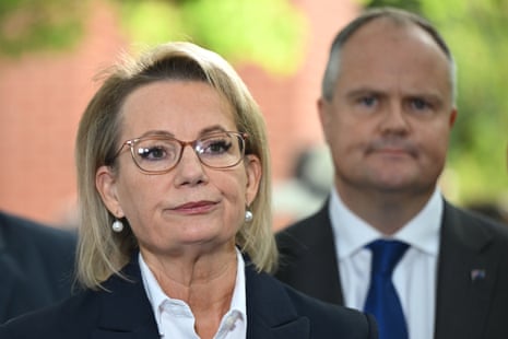 Sussan Ley after this morning’s parliamentary church service.