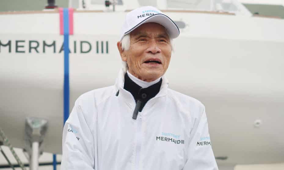 Kenichi Horie spent more than two months at sea