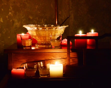 Punch with old ornate decoration