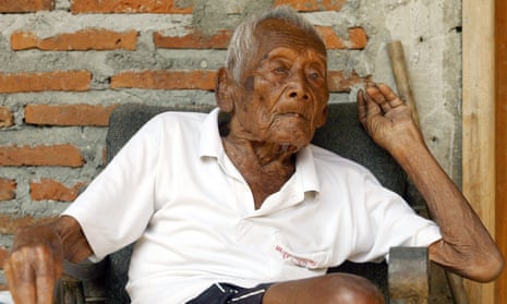 Indonesian Sodimejo is believed to be the world’s oldest man, at 145.