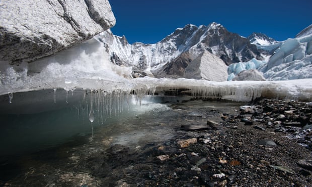 The Khumbu glacier