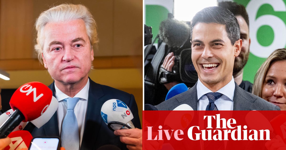 Dutch centrists D66 back in lead in election vote count, edging past far-right PVV – Europe live
