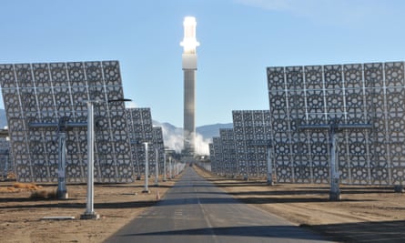 Solar Reserve’s 110MW Crescent Dune plant in Nevada, US, will deliver more than 500,000 MW-hours of electricity per year, and requires zero natural gas.
