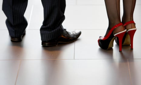 Some women have faced demands at work to wear high heels