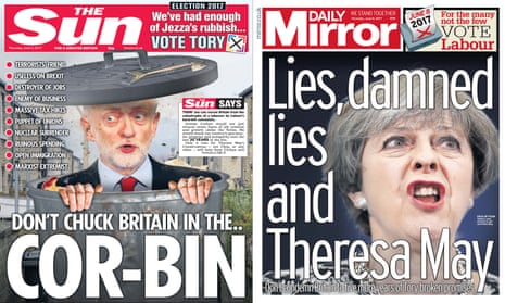 Sun and Mirror front pages