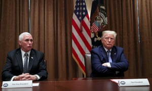 Pence with Trump at the White House on Monday.