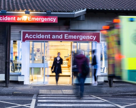 Accident and emergency wing at a hospital.
