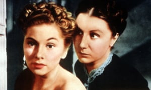 Someone should be watching their back … Joan Fontaine (left) and Judith Anderson in Alfred Hitchcock’s 1940 film of Rebecca.