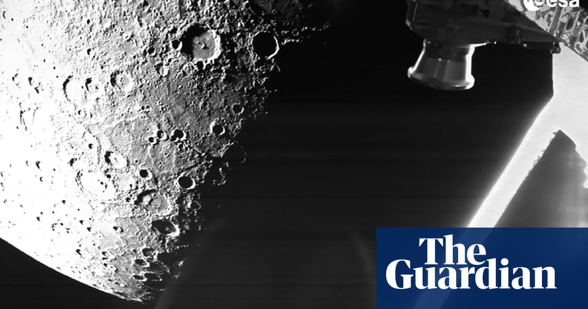 BepiColombo spacecraft sends its first images of Mercury during flyby