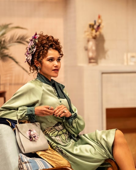 Calculating … Emma McDonald’s Marie-Louise in The Constant Wife at the Swan theatre.