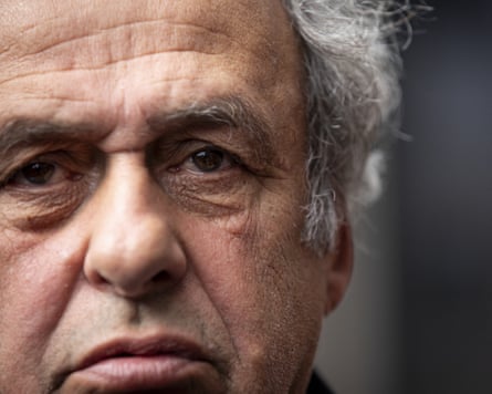 Michel Platini in March 2025