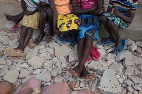 Girls in Uganda, where FGM is still practised, despite being banned in 2010