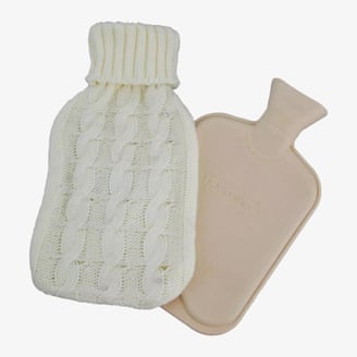 Argos Hot-water bottle with chunky knit cover
