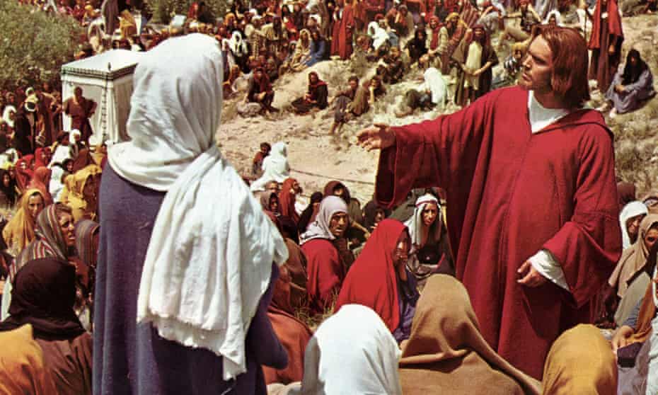 Jeffrey Hunter as Jesus in King of Kings