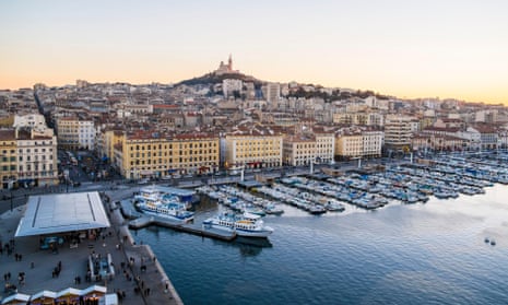 Marseille’s historic waterline. 