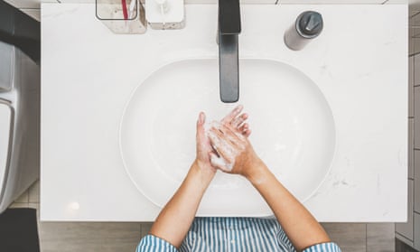 Man Hand Washing Image & Photo (Free Trial)