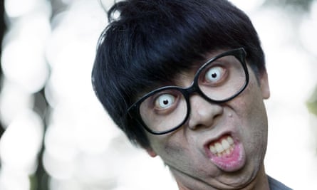 Hiroshi Ichihara as a zombie in One Cut of the Dead