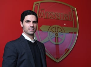 Mikel Arteta is unveiled at London Colney.