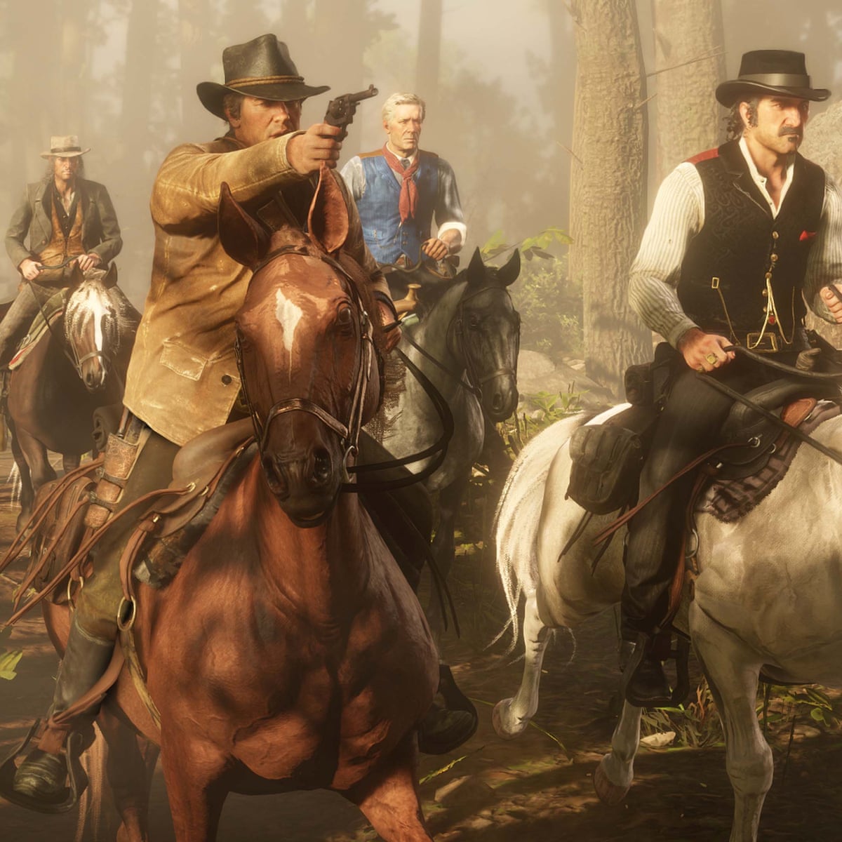 Red Dead Redemption 2: hours with the most anticipated game of the year | Dead Redemption | The Guardian