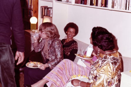 Women sitting on a couch