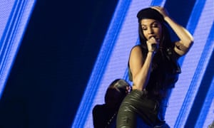 Mabel performing in Manchester, November 2019