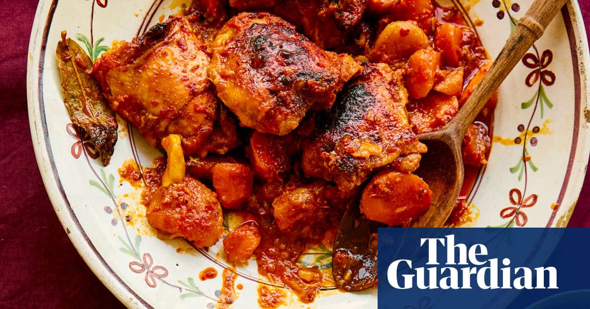 Stewy chickpeas with squash and chicken braised with apricots: Samin Nosrat’s recipes for cooking with harissa