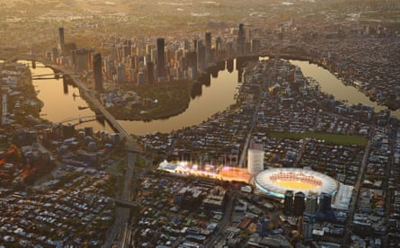 Designs for the redevelopment of the Gabba sports stadium in Brisbane have been released ahead of the 2032 Olympic Games.