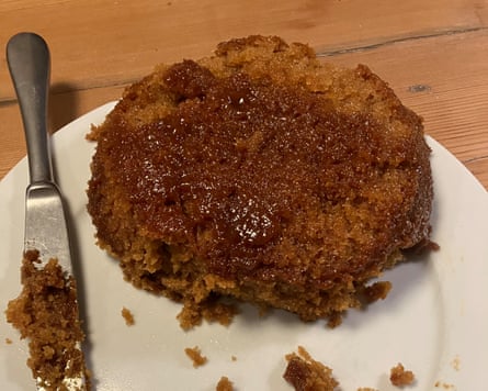 A treacle sponge pudding