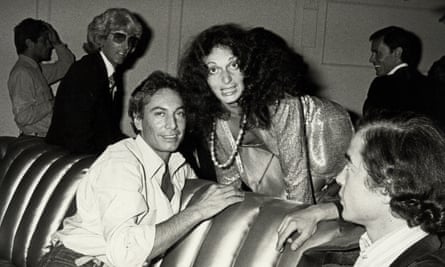 Guy Bergon and Diane von Fürstenberg at Studio 54.