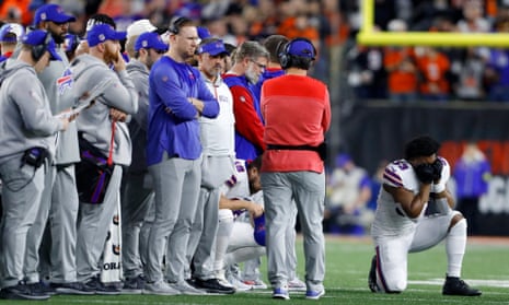Buffalo Bills' Damar Hamlin in critical condition after cardiac arrest on  field, NFL