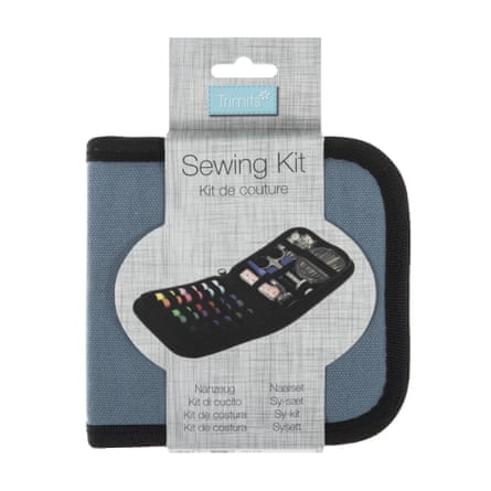 Hobbycraft Trimits Blue Zip Case Sewing Kit