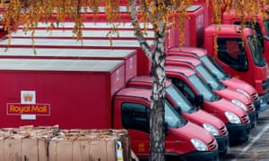 Royal Mail staff 'lack sufficient protection' from coronavirus 1 Royal Mail vans at sorting office