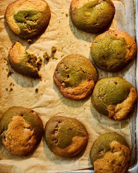 Edd Kimber’s matcha marble cookies