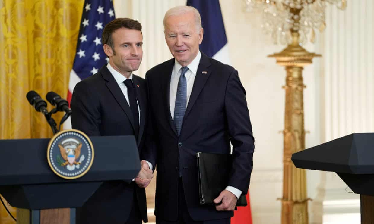 Biden and Macron