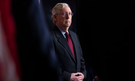 Mitch McConnell, Senate minority leader, has said that Republicans will block a key spending package.