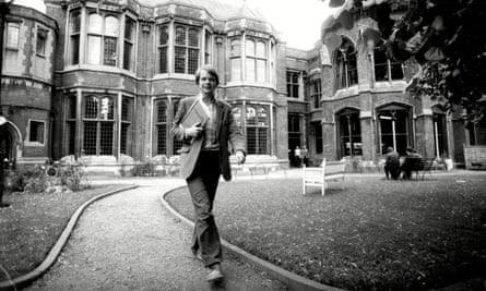 William Hague by the Oxford Union building in 1981.