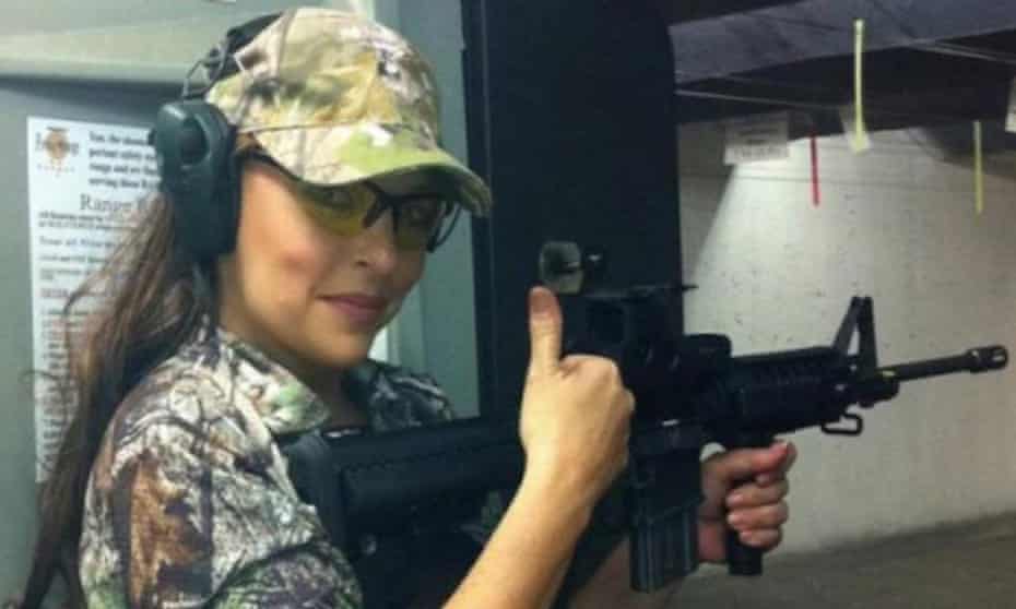 Image taken from the facebook page of the Gun Cave Indoor Firing Range in Hot Springs, Arkansas, owned by Jan Morgan