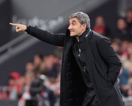 Athletic Club's head coach Ernesto Valverde