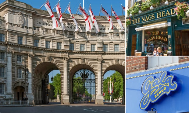 Admiralty Arch, Gala Bingo halls and a string of pubs are identified as being held in secretive offshore trusts.