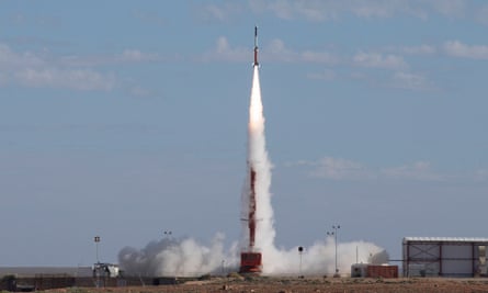 The launch of a hypersonic HIFiRE 5b rocket at the Woomera Test Range in South Australia on May 18, 2016. The launch was used in the development of scramjets ...