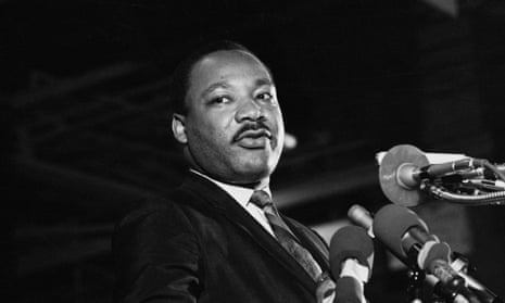 Dr Martin Luther King Jr speaking at a rally in Memphis, the city where he was killed. Memphis will also be the epicenter of events next week. 