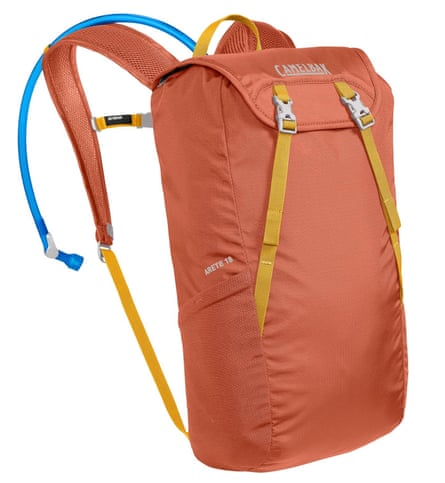 and orange backpack